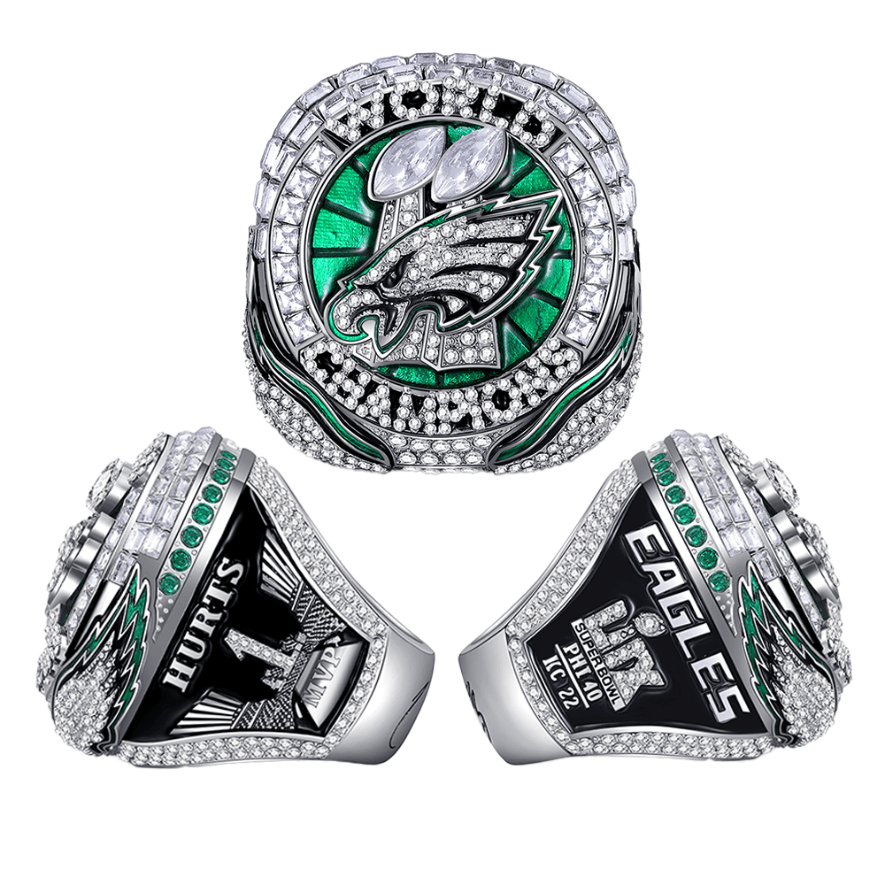 2024-2025 Philadelphia Eagles Championship Ring,With Wooden Display Box