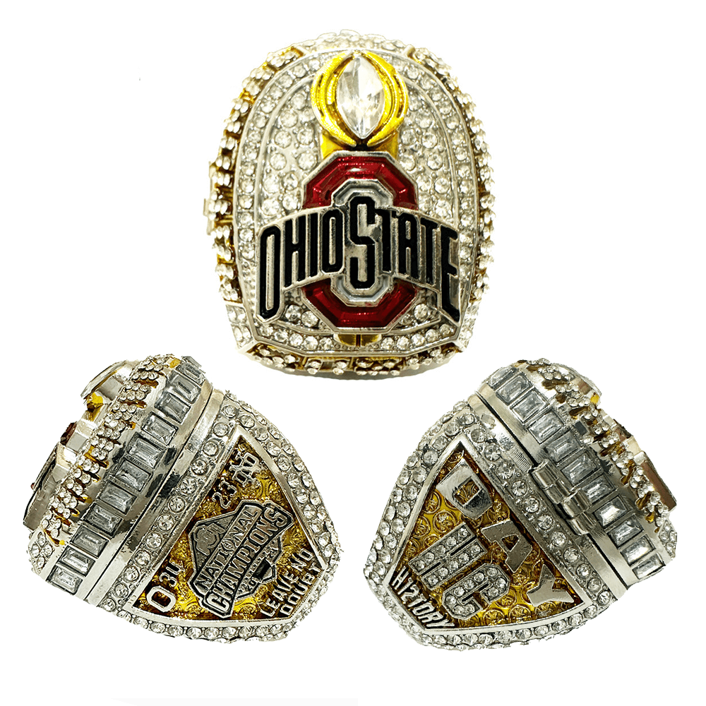 2024-2025 OHIO State Buckeyes Championship Ring,With Wooden Display Box